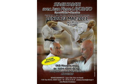 STAGE DEPARTEMENTAL LE LUNDI 23 MAI 2011 