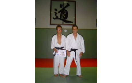 REMISE CEINTURE NOIRE 1er DAN à Bernard CHUNG