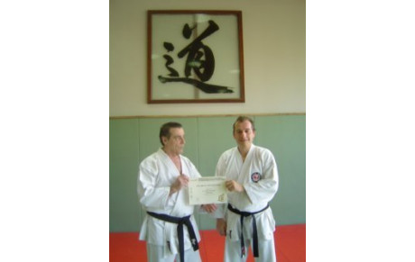 REMISE DE DIPLOME DE 3ème DAN POUR RICHARD THIERRY