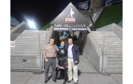 CHAMPIONNATS DU MONDE A PARIS BERCY UNE DELEGATION DE SUPPPORTERS DU CLUB