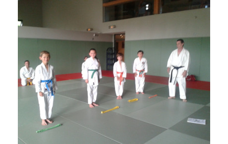 FETE DU CLUB ET PASSAGE DE GRADES DE FIN DE SAISON