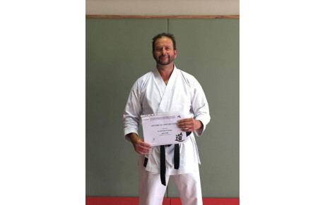 BELLE REUSSITE DE CLAUDE MANCINI QUI A BRILLAMENT REUSSI SON EXAME DE 4ème DAN